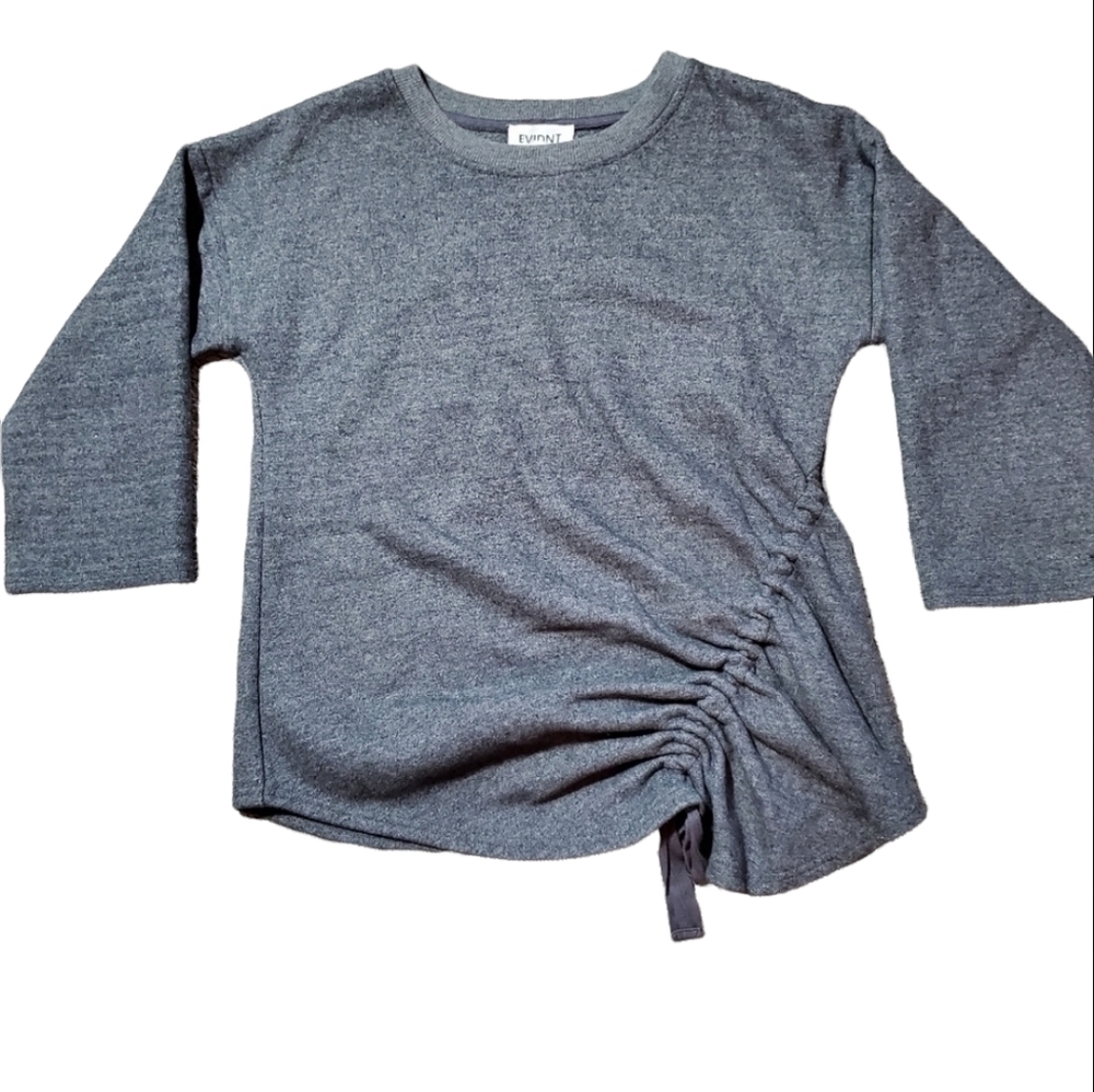 Evidnt Los Angeles Cute Front Scrunch Detail Wool Sweater